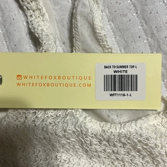 White Fox Top - Picture 3 of 3
